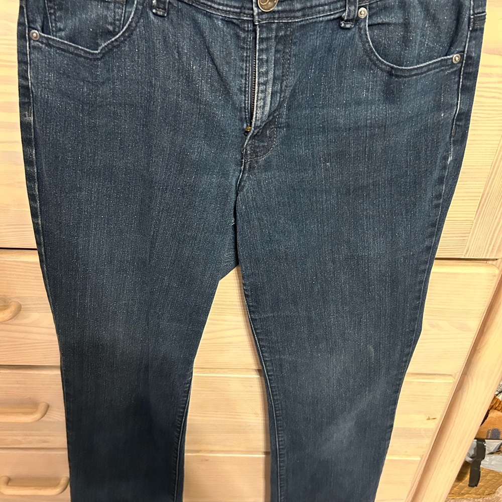 Style & Co. Women's Straight Leg Jeans - Dark Blue